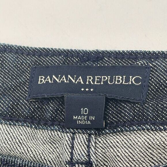 BANANA REPUBLIC Pants Women’s Size 10 Blue Stretch Classic Trousers Wide Leg - Picture 8 of 14